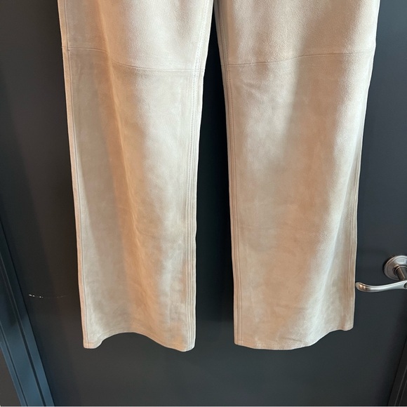 Helsa Suede 5 Pocket Pants in Sandy Beige Size Small - Picture 6 of 13